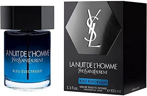 ysl la nuit de l'homme bleu electrique eau de parfum|YSL la nuit homme bleu electrique.